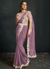 Glorious Looking Saree in Light Purple Colour